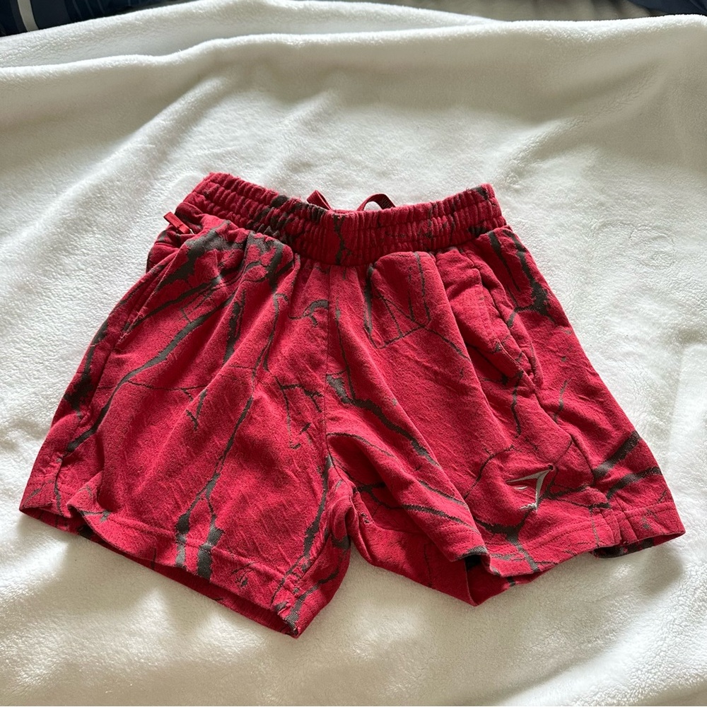 Gymshark sweatshorts size small men’s red